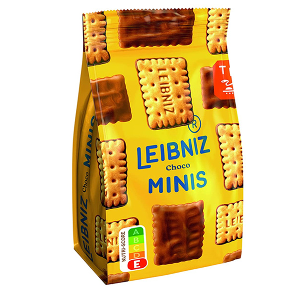 咔嗞咔嗞停不下来！LEIBNIZ Minis Choco黄油巧克力饼干125g