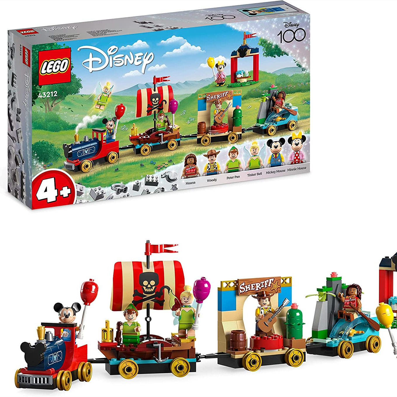 同时收藏经典角色与可爱列车！LEGO 43212迪士尼庆典火车