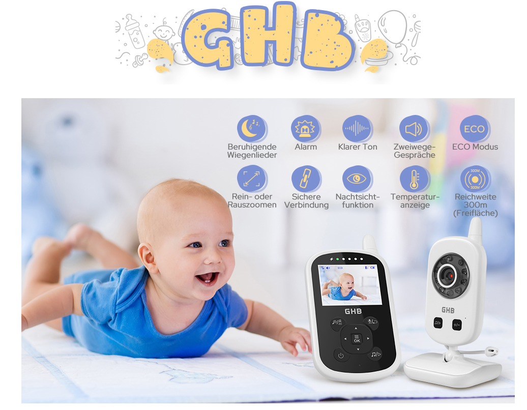 GHB可视婴儿监听电话
