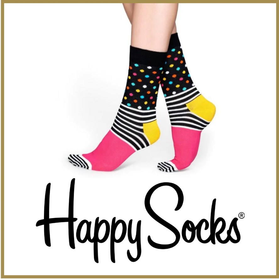 从袜子开始展现你的不凡品味！斑斓彩袜Happy Socks