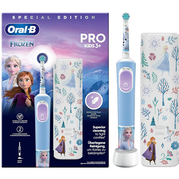 哇！是艾莎！Oral-B Pro儿童冰雪奇缘主题电动牙刷