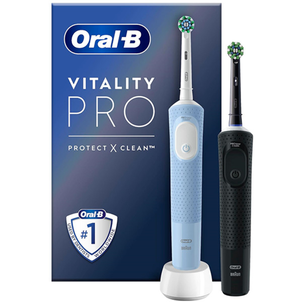 一人一只，呵护牙齿！Oral-B Vitality Pro D103电动牙刷两只装