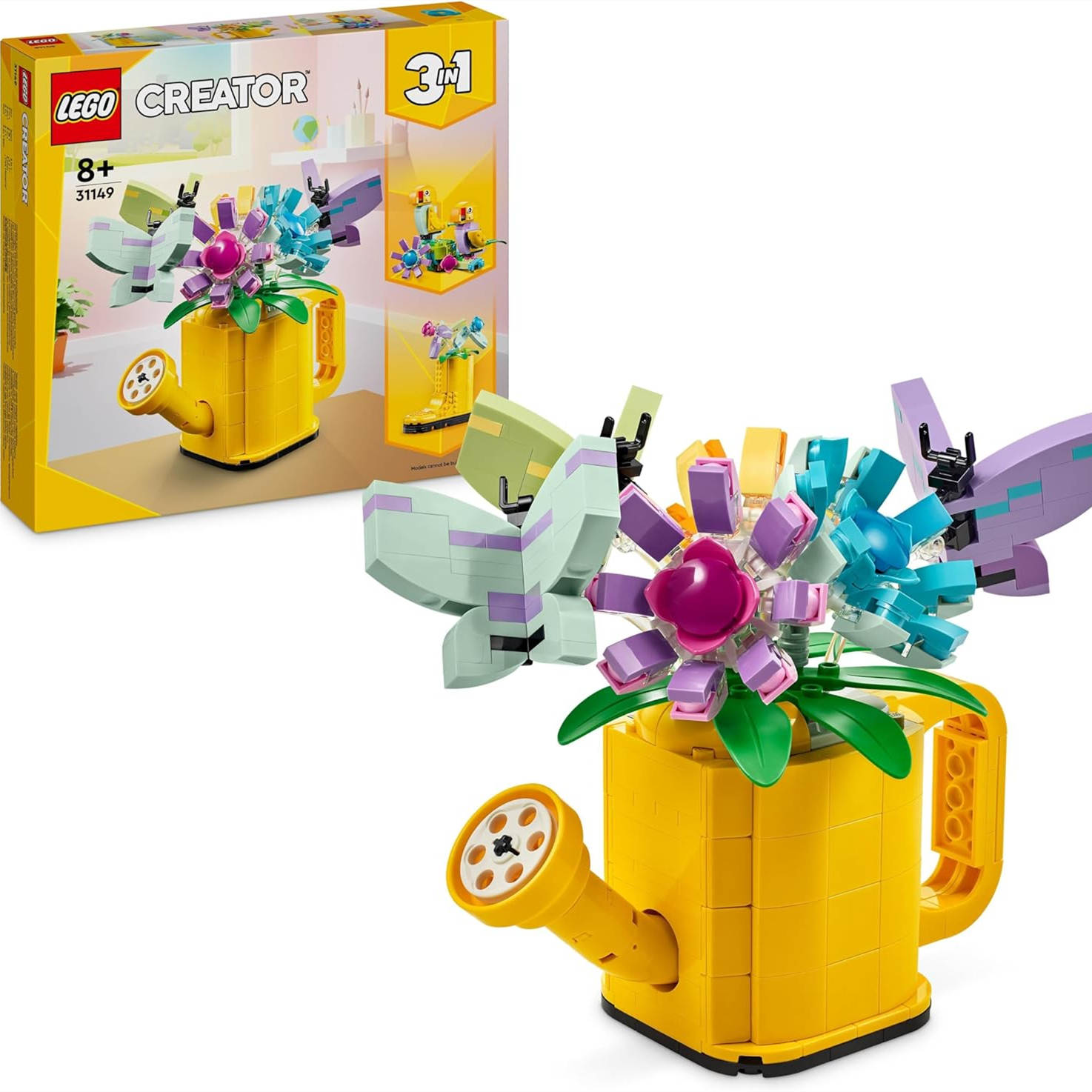 创意百搭，将春天带入室内！Lego乐高Creator 3合1洒水壶玩具套装