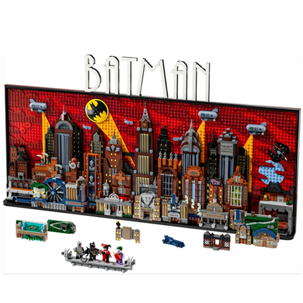 月夜之下的哥谭市！LEGO 76271 蝙蝠侠：动画系列哥谭市天际线