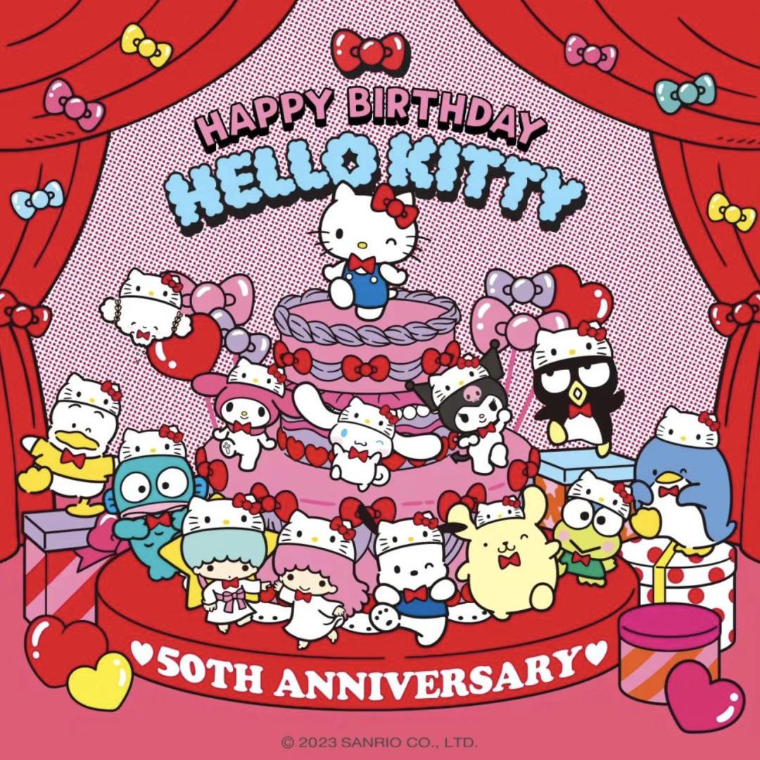 三丽鸥的大姐姐Kitty酱迎来了她的50岁生日！！UNIQLO优衣库✖ Hello Kitty 50周年联名
