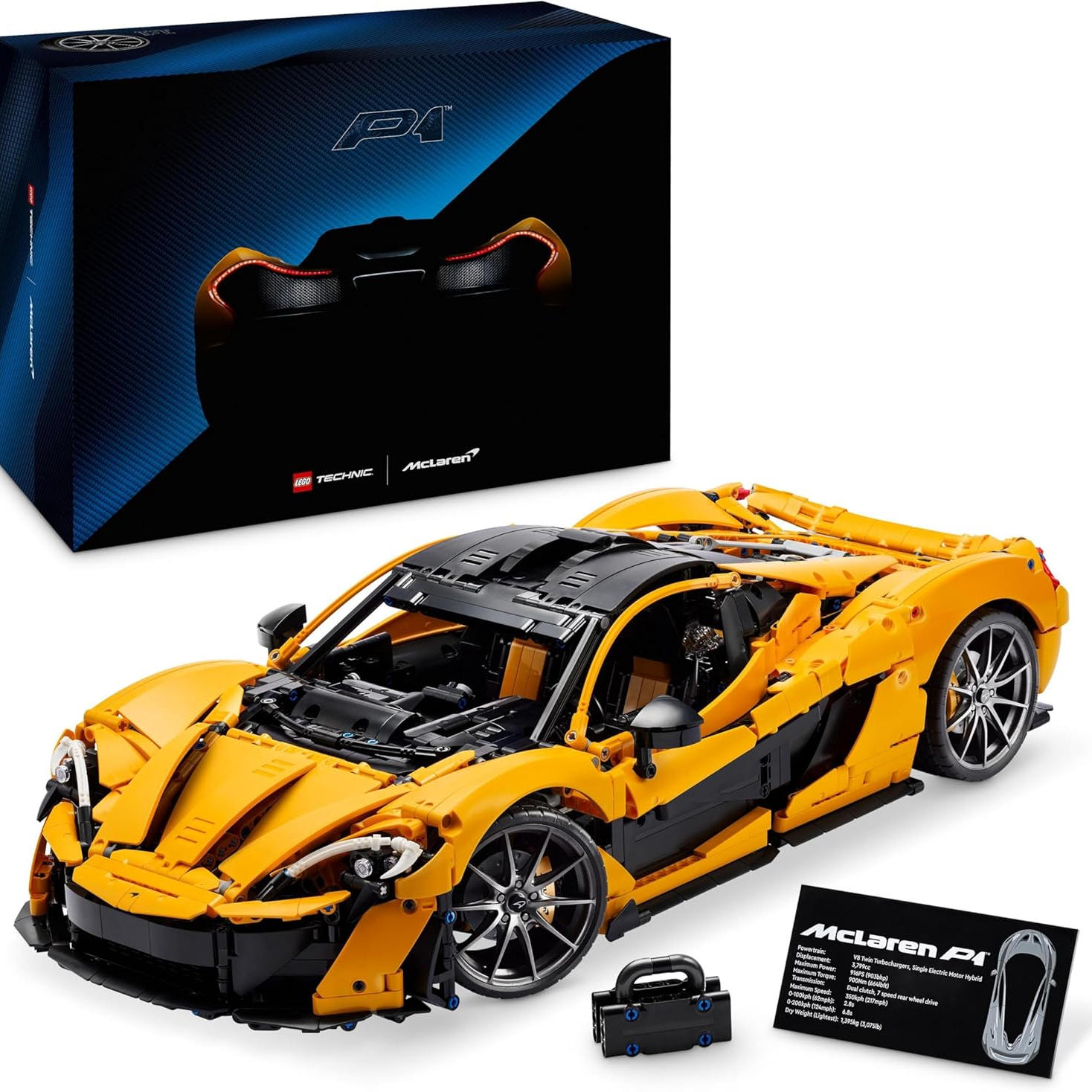 第五台科技超跑！LEGO 42172 McLaren P1 重磅发表！