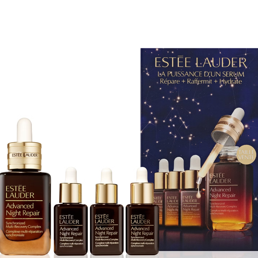 囤了！滴管护肤的奇迹！Estée Lauder 雅诗兰黛小棕瓶精华 新品限量礼盒 30ml+3x15ml