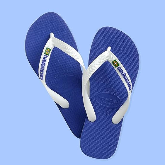巴西国鞋！夏天必备！Havaianas蓝色夹脚凉拖
