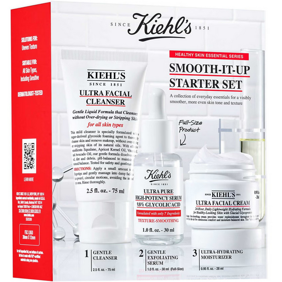 果酸中的高纯度战斗机！！Kiehl’s 科颜氏 乙醇酸精华套装