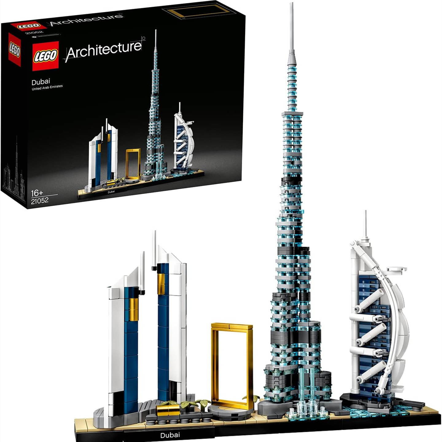 现代建筑之美的集大成！LEGO 乐高 Architecture 建筑系列21502迪拜天际线