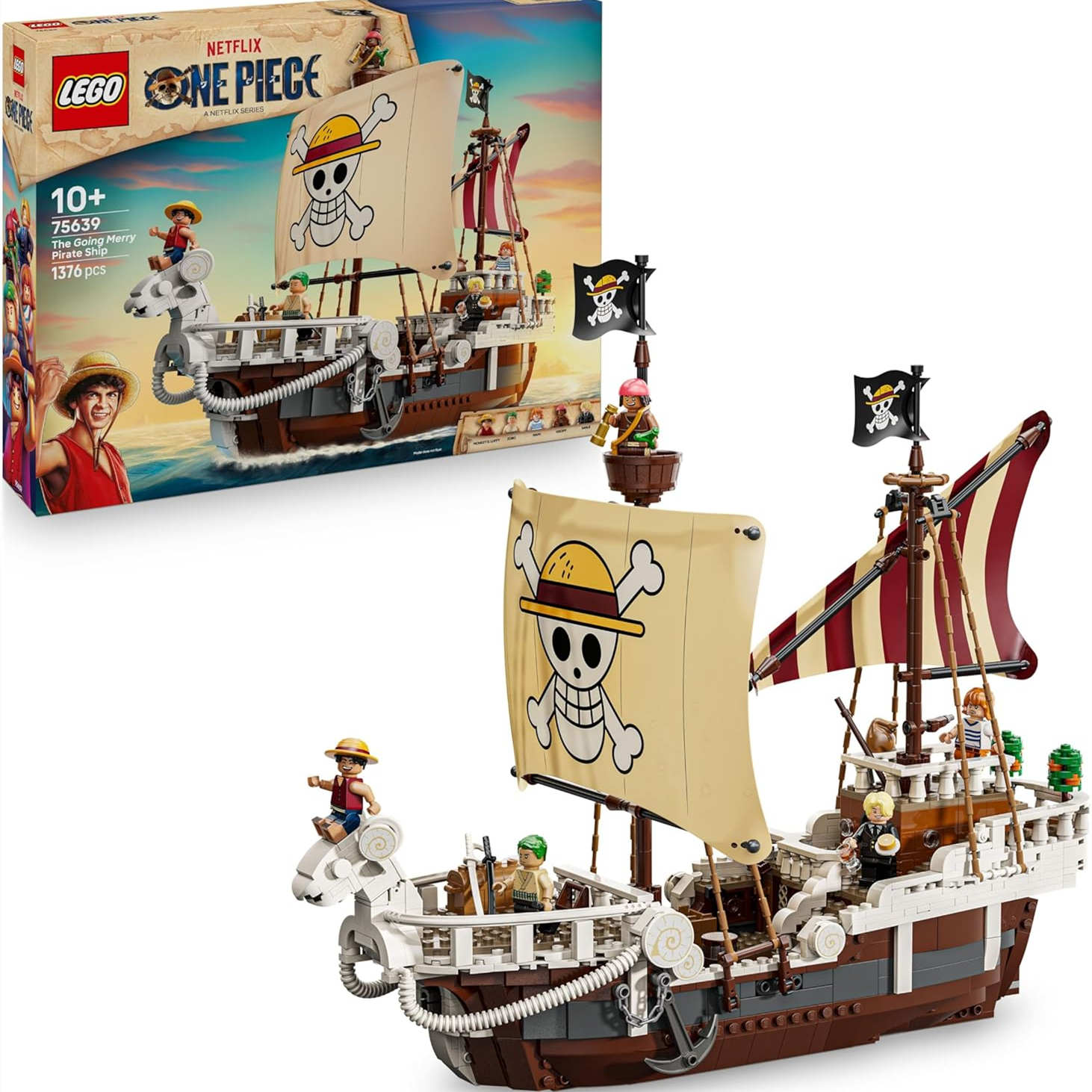 诚意满满的联名，海贼迷必入！LEGO x 海贼王「前进梅利号」75639