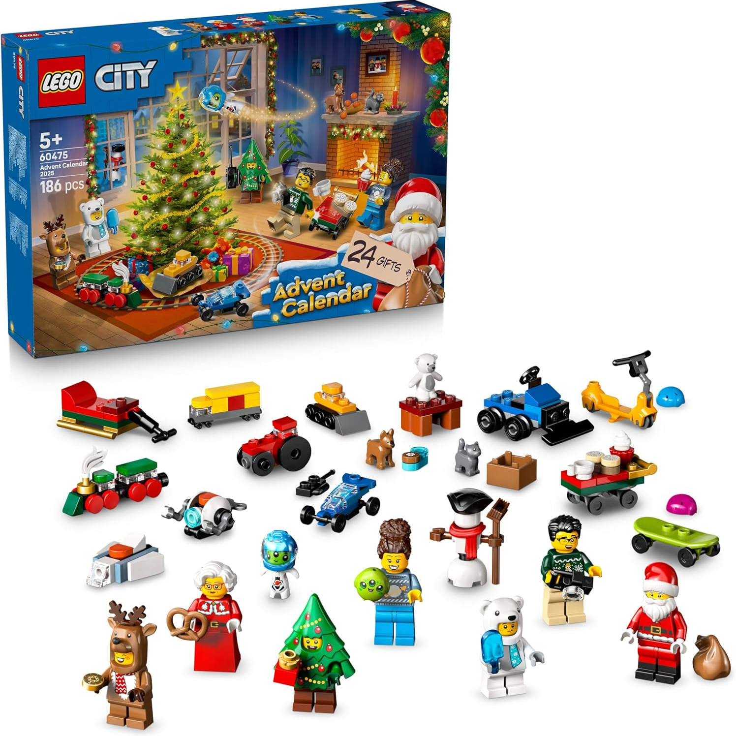 🎄每日拆封一个小惊喜！LEGO City 2025圣诞倒数日历