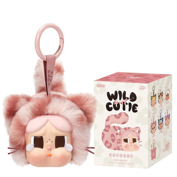 野性又可爱！POP MART Crybaby「豹豹猫猫」系列