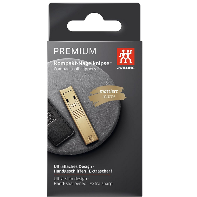 ZWILLING 双立人金色超薄指甲剪