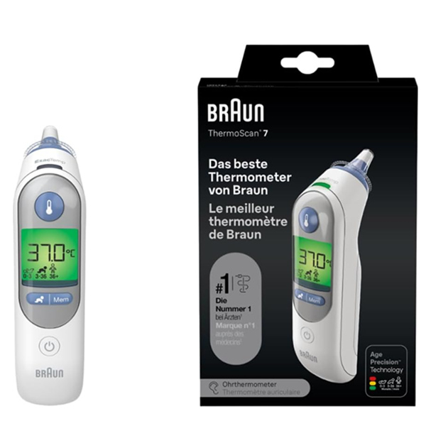 全家健康守护者🌡️Braun ThermoScan 7耳温计