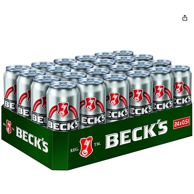 BECK’S Pils 贝克啤酒24 x 0.5l装