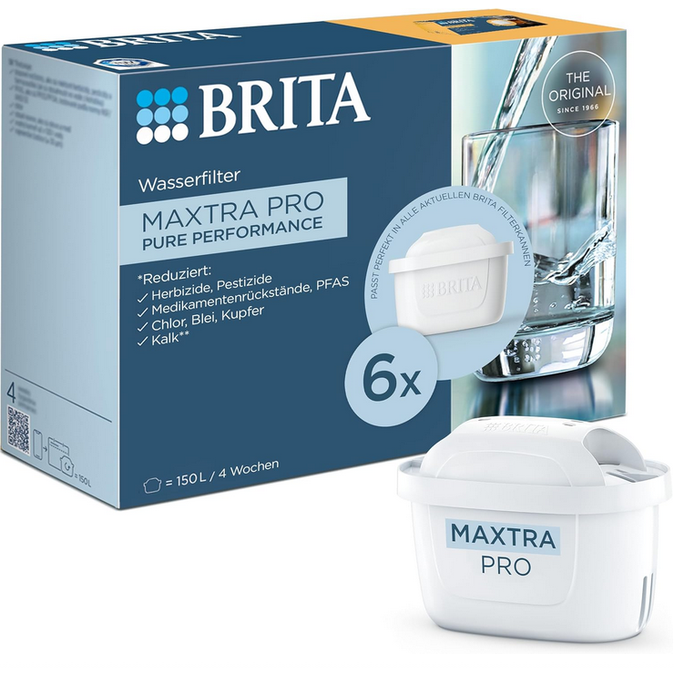 无形提高生活幸福感~BRITA MAXTRA PRO 纯净全效型滤芯6支
