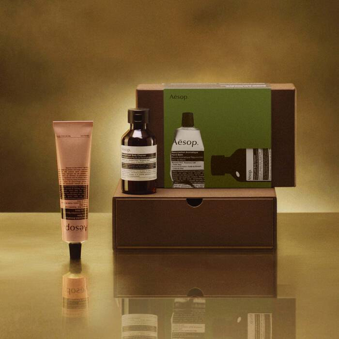 植物香的温柔问候！Aesop 伊索迎宾护理礼盒