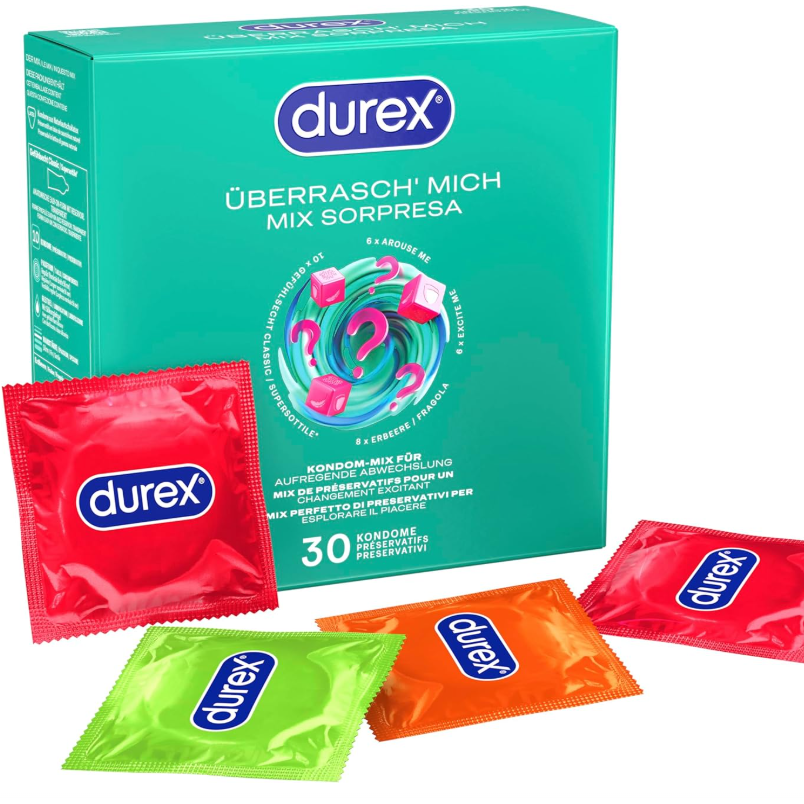 要安全更要乐趣！Durex杜蕾斯 Surprise Me避孕套混合装30只