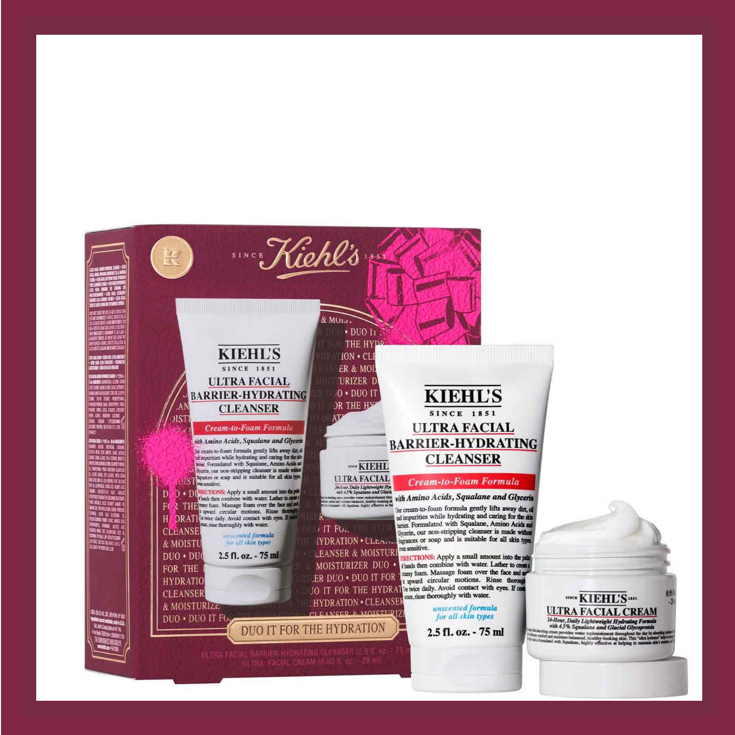 冬天干皮救星来啦！💦 Kiehl’s 科颜氏明星水润2件套