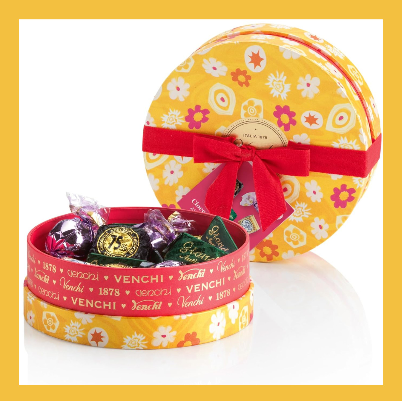 把春天装进巧克力里！Venchi 春日限定帽盒巧克力礼盒