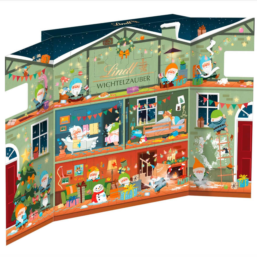 Lindt 瑞士莲2025年圣诞倒数日历