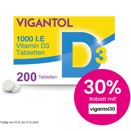 Vigantol 1.000 I.E. Vitamin D3 Tabletten 200片装