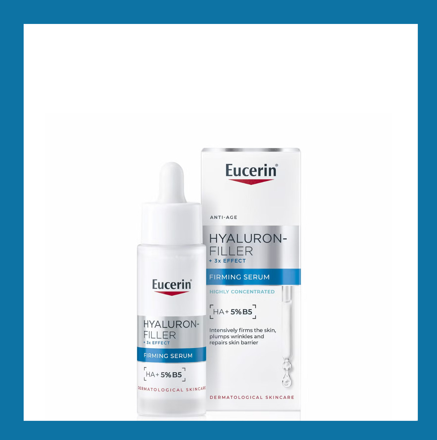 唤醒肌肤含氧般的清新饱满🌿Eucerin 优色林玻尿酸紧致精华30ml