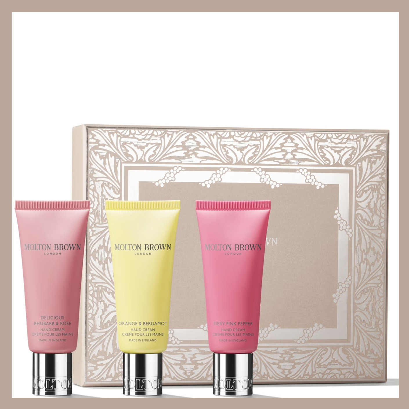 为双手献上一场精致保养！Molton Brown 花香护手霜礼盒