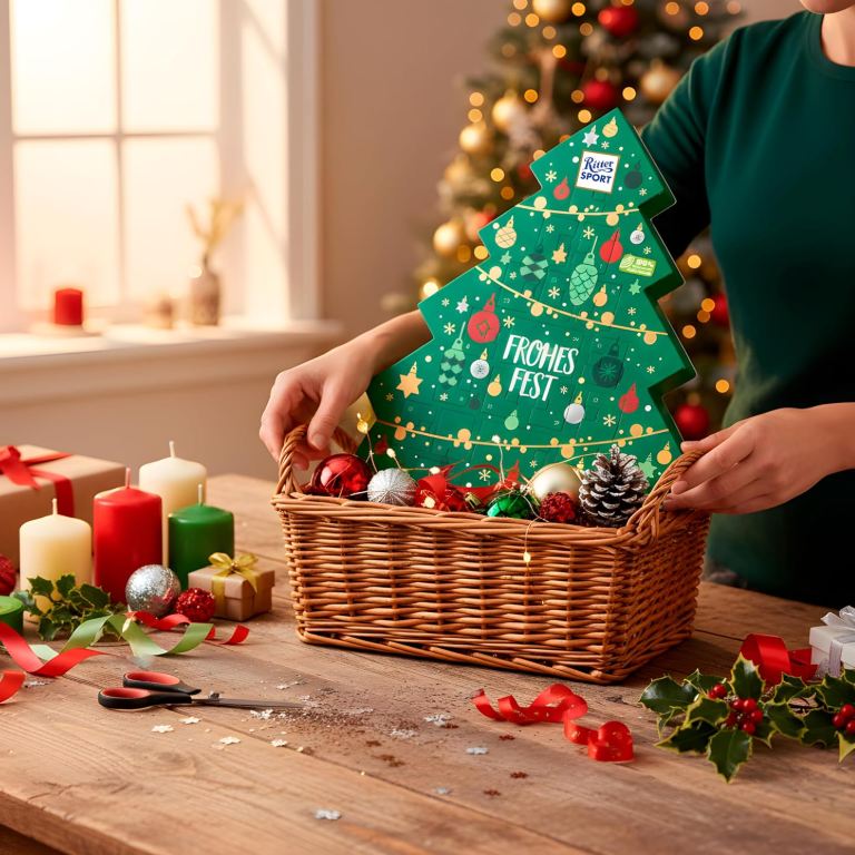 Ritter Sport 方形巧克力圣诞日历