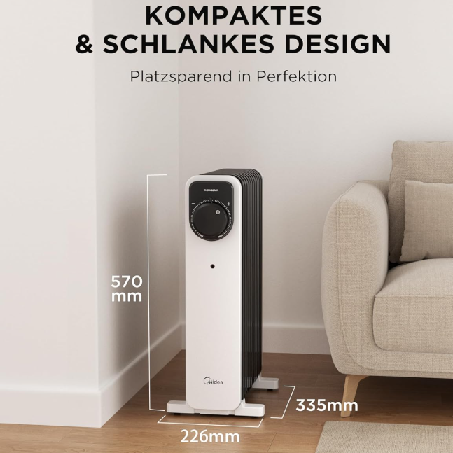 Midea 美的油汀式电暖器