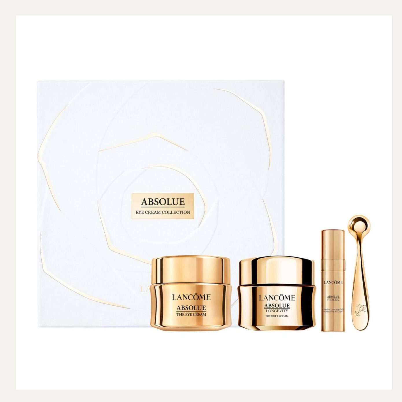 层层唤醒眼周肌肤年轻势能！Lancôme 兰蔻 Absolue菁纯眼霜奢宠礼盒