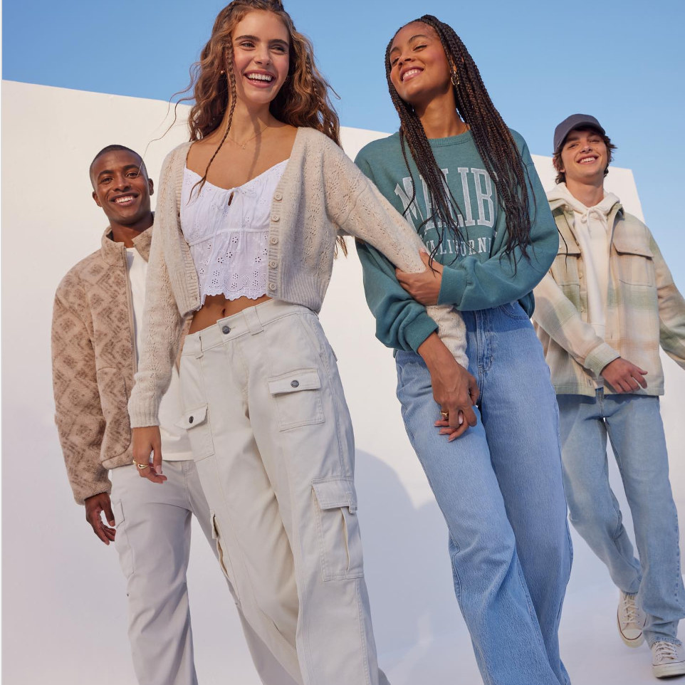 清爽bm风，和衣柜里所有单品都很搭！Hollisterco.小海鸥男女服饰