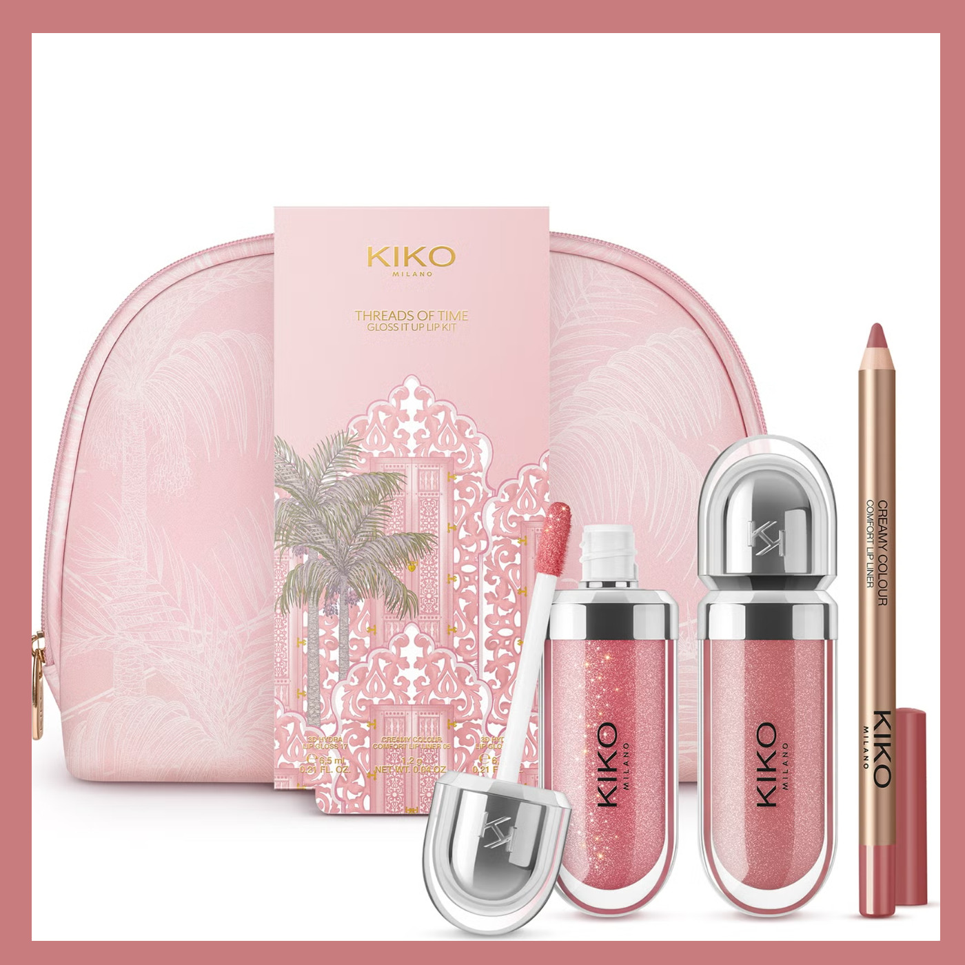 💋搞定精致嘟嘟唇！KIKO Milano Gloss It Up Lip Kit 唇妆套装