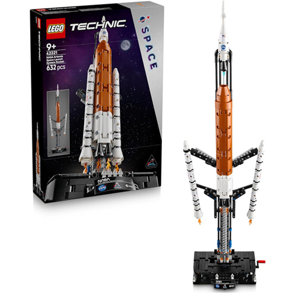 转动把手就能让火箭升空、体验精彩的分离机构！LEGO 42221 科技系列「阿提米丝太空发射系统火箭」