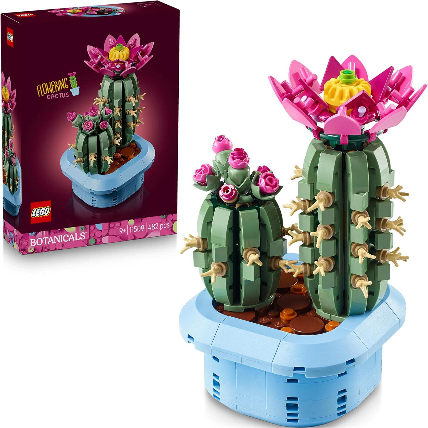 拼出会开花的仙人掌！LEGO 乐高花植系列「开花仙人掌」