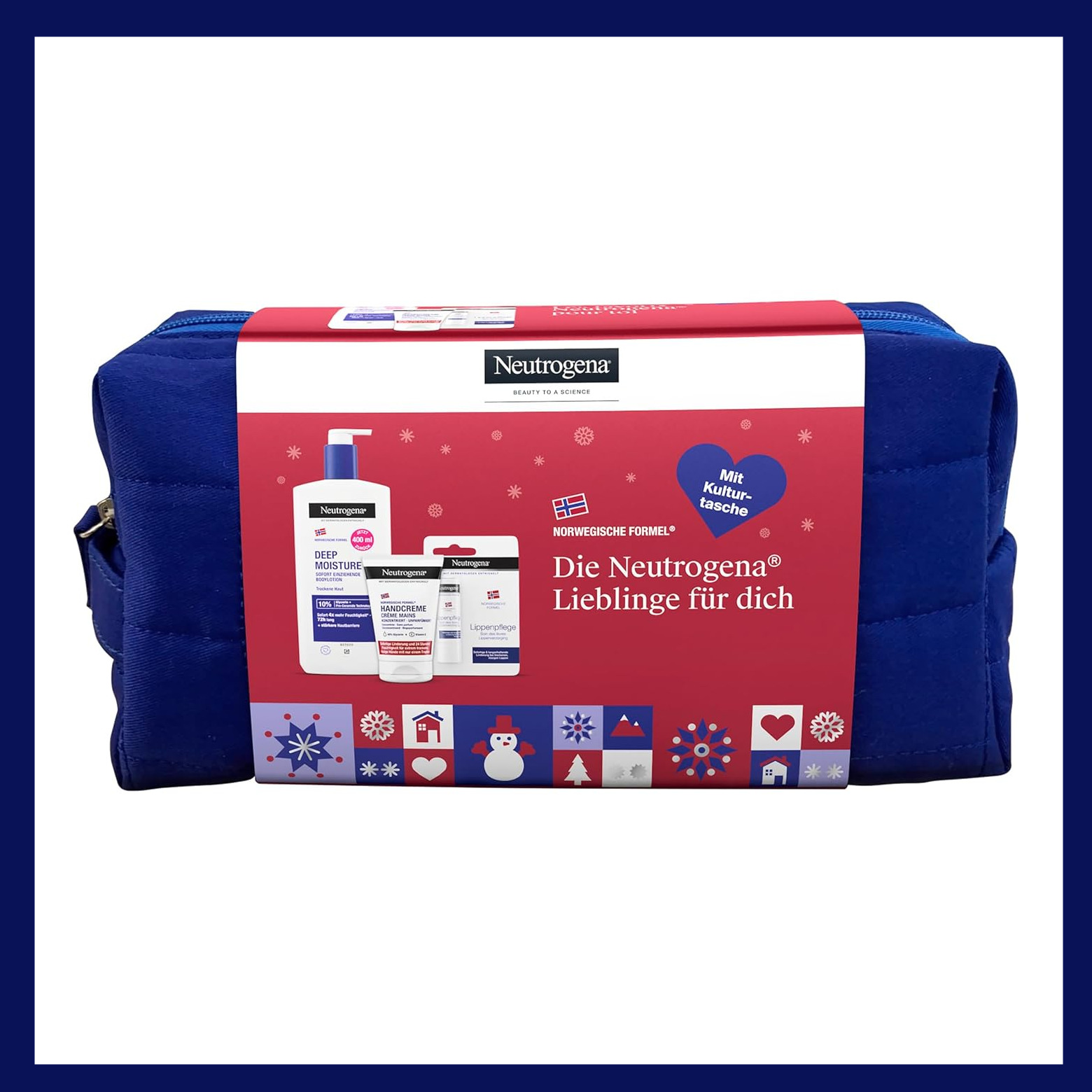 即时修护，温和却很有力量！Neutrogena 露得清挪威配方保湿护理礼盒