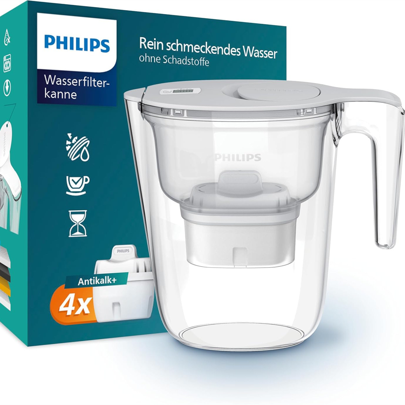 纯净好喝不秃头的秘密！Philips Water 抗垢滤水壶