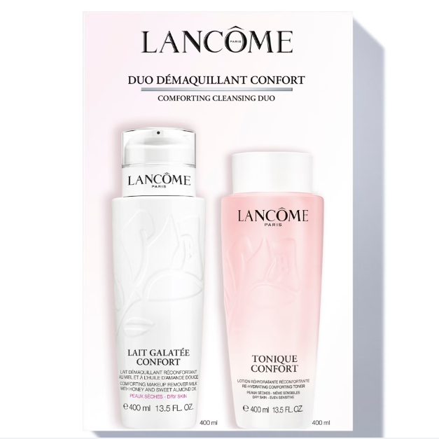 一起“粉”上真·温和补水天花板💦！Lancôme/兰蔻「温和粉」护肤礼盒 2x400ml装
