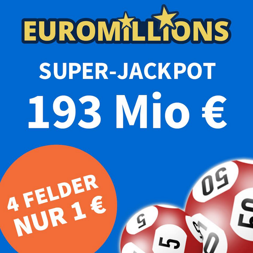 可能就变成亿万富翁了呢~ EuroMillions 欧洲百万彩票