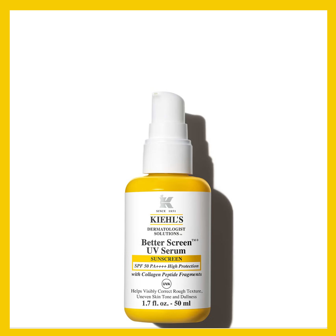 防晒同时淡化光老化痕迹！Kiehl’s Better Screen UV 精华防晒SPF50+ PA++++ 50ml