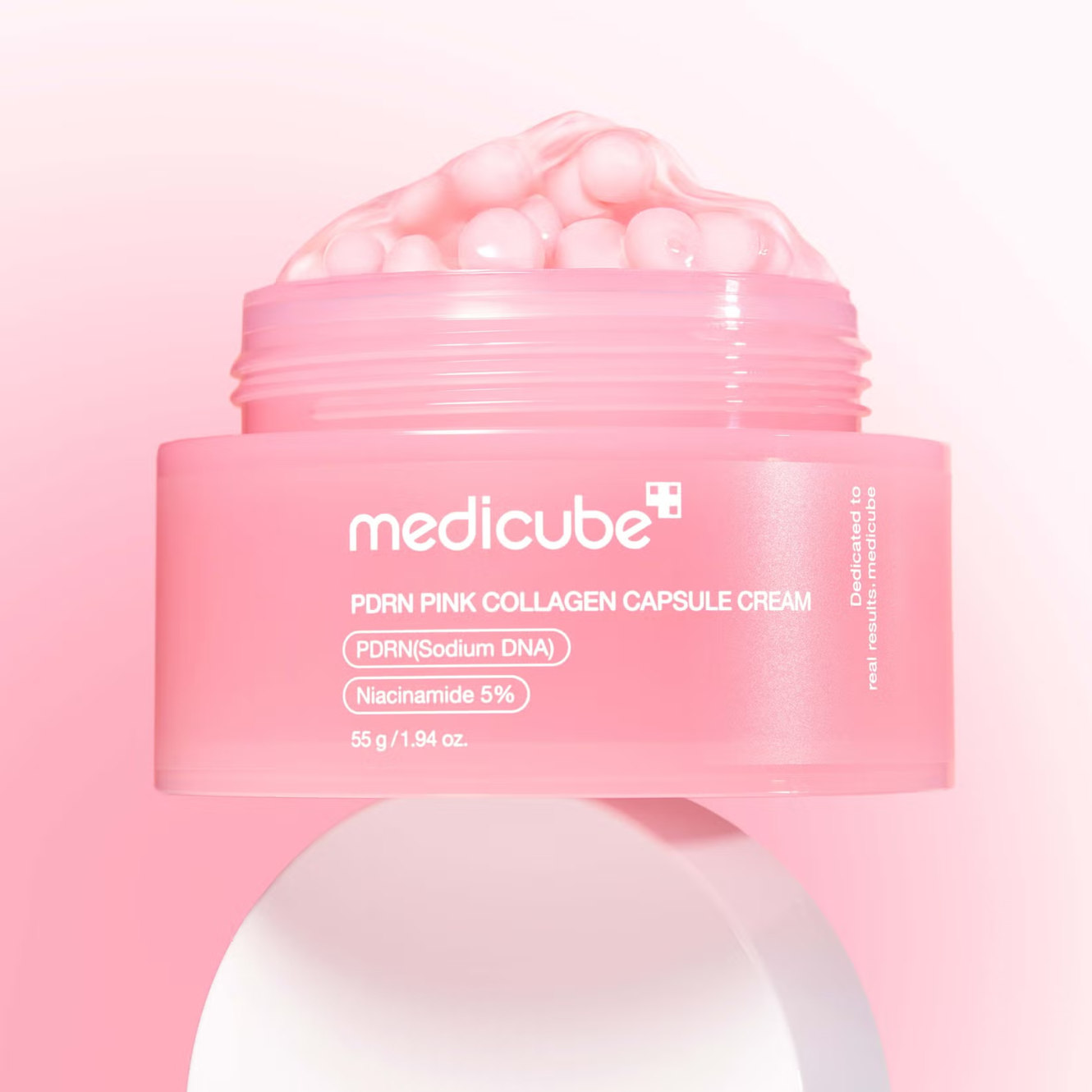 触肤即融的细腻胶囊💊Medicube PDRN粉色胶原胶囊面霜55g