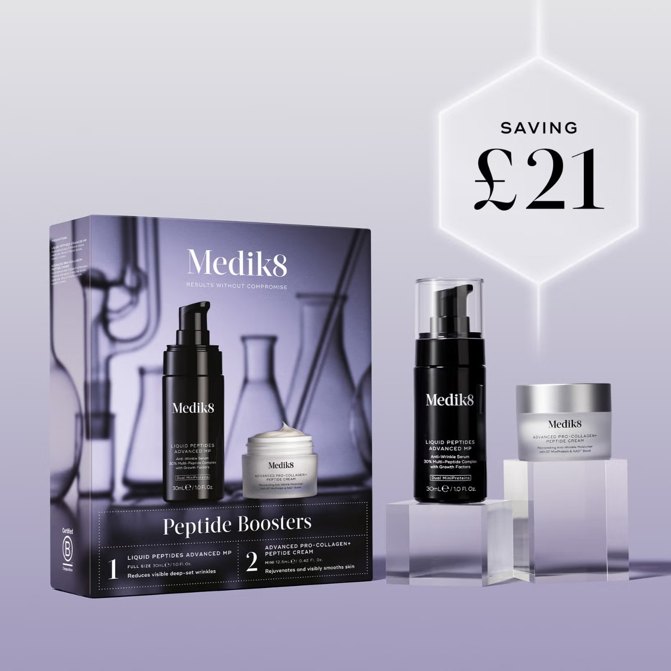 肌肤「肽」级焕新💎Medik8 Peptide Boosters Kit 胜肽修护组合
