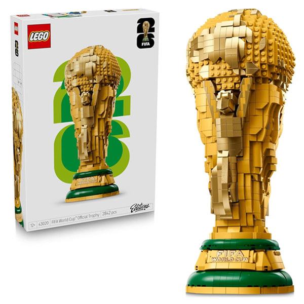 这下谁都能举起大力神杯了！LEGO Editions FIFA世界杯官方奖杯
