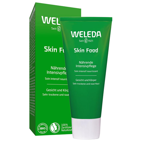 贝嫂海莉倾情推荐，好莱坞明星超模的御用妆前！WELEDA Bio Skin Food 经典滋养霜75ml