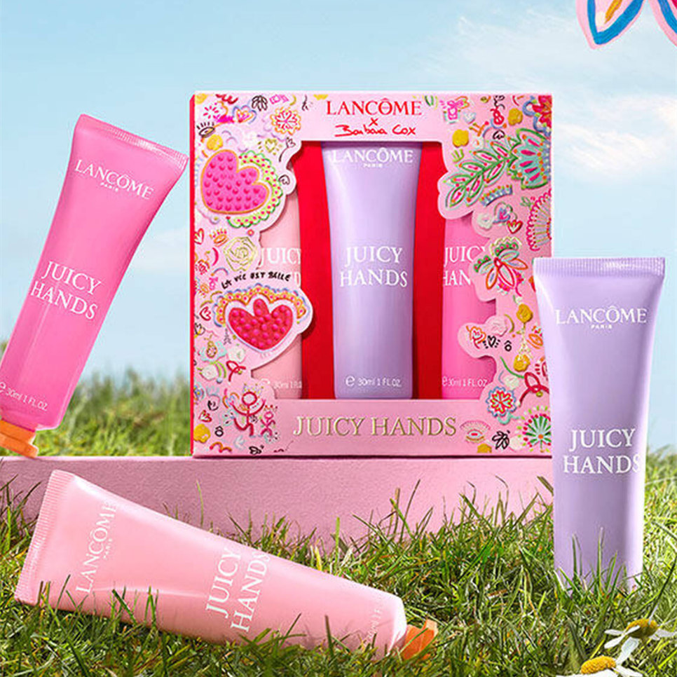 🌷掌心中的花园梦境！Lancôme 兰蔻母亲节限定Juicy Hands护手霜三件套