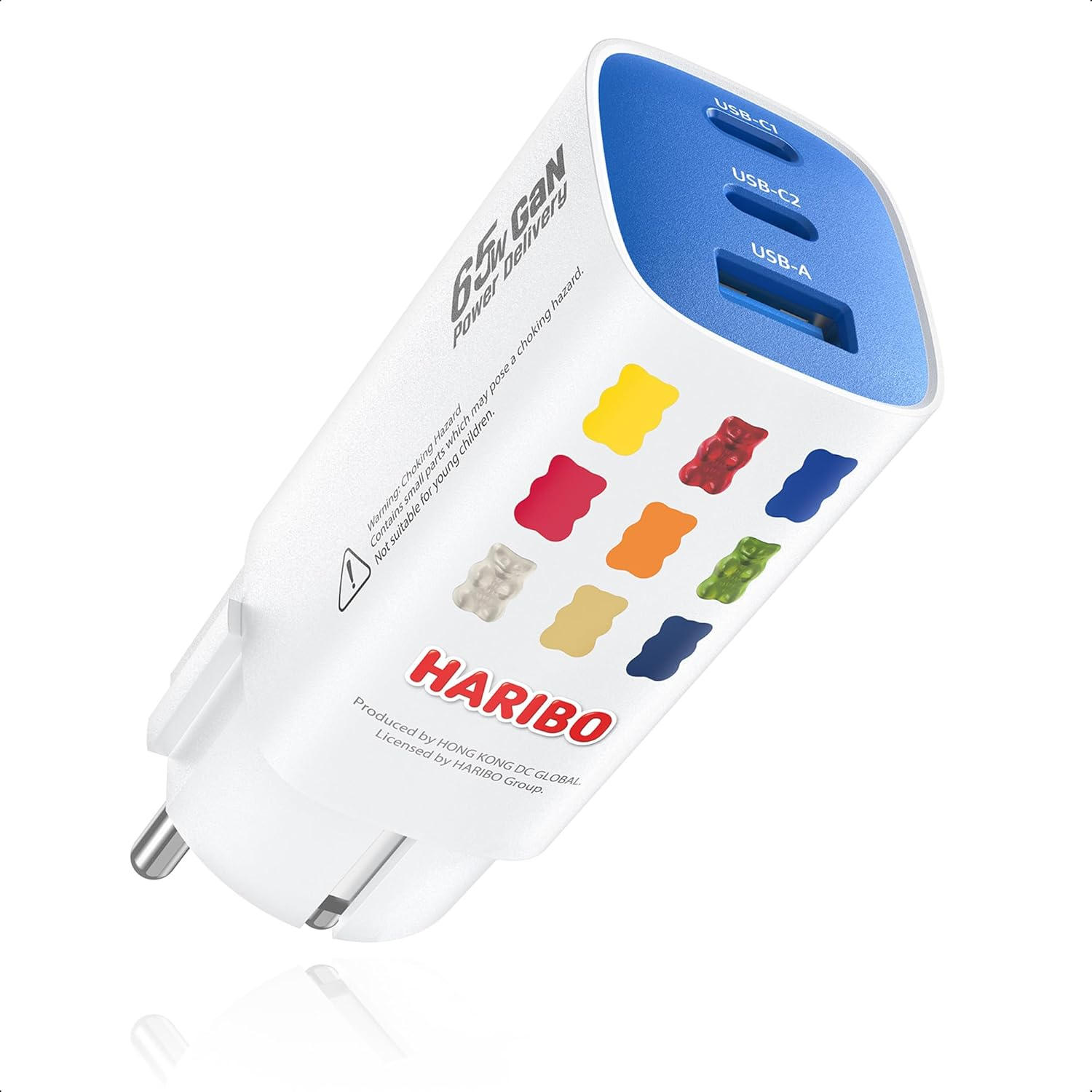 最实用的周边了！🐻HARIBO 65W USB-C哈瑞宝小熊三插快充头