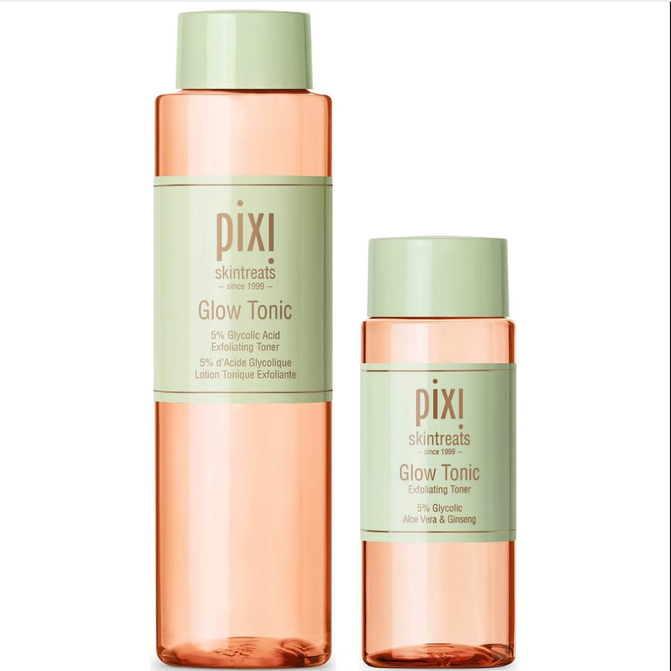 温和刷酸！PIXI Glow Tonic Home and Away Duo爽肤水2支装