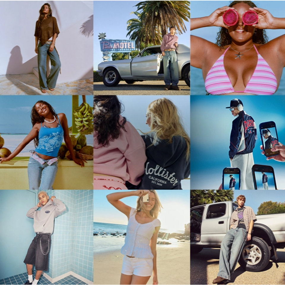 美式青春感与高级休闲风！⛱️Hollister Co. × Abercrombie & Fitch 联合专场