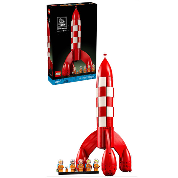 🌕🚀LEGO Ideas 丁丁历险记月球火箭